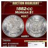 1880-o Morgan Dollar Near Top Pop $1 ms64+ SEGS