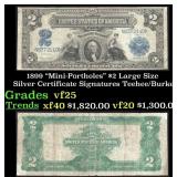 1899 Teehee/Burke $2 Large Size Silver Certificate