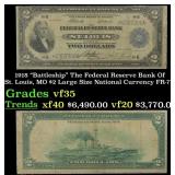 1918 FR-770 $2 Large Size National Currency Grades