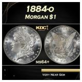 1884-o Morgan Dollar $1 Grades ms64+