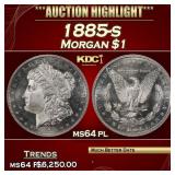1885-s Morgan Dollar $1 ms64 pl SEGS