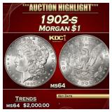 1902-s Morgan Dollar $1 ms64 SEGS