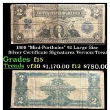 1899 Vernon/Treat $2 Large Size Silver Certificate