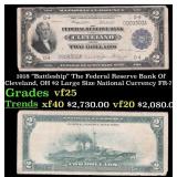 1918 FR-757 $2 Large Size National Currency Grades