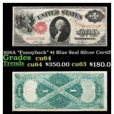 1917 $1 Large Size Legal Tender Note Grades vf++ S