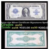 1923 $1 large size Silver Certificate Grades Choic