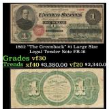1862 FR-16 $1 Large Size Legal Tender Note Grades