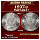 1897-s Morgan Dollar $1 ms66 SEGS