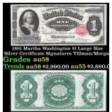 1891 Tillman/Morgan $1 large size Silver Certifica