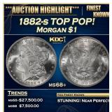 1882-s Morgan Dollar TOP POP! $1 ms68+ SEGS