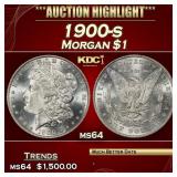 1900-s Morgan Dollar $1 ms64 SEGS