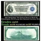 1918 FR-756 $2 Large Size National Currency Grades