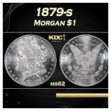 1879-s Morgan Dollar $1 Grades ms62