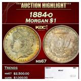 1884-o Morgan Dollar $1 ms67 SEGS