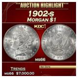 1902-s Morgan Dollar $1 ms66 SEGS