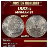 1883-o Morgan Dollar $1 ms66+ SEGS