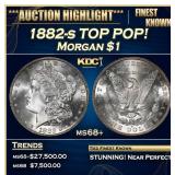 1882-s Morgan Dollar TOP POP! $1 ms68+ SEGS