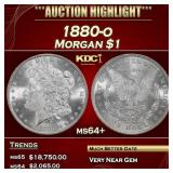 1880-o Morgan Dollar $1 ms64+ SEGS