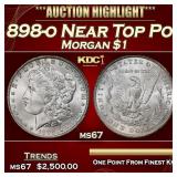 1898-o Morgan Dollar Near Top Pop! $1 ms67 SEGS