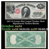 1891 Tillman/Morgan $1 Treasury Note Grades Select