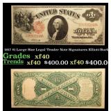 1918 FR-715 $1 National Currency Grades Select AU