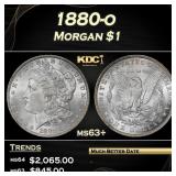 1880-o Morgan Dollar $1 ms63+ SEGS