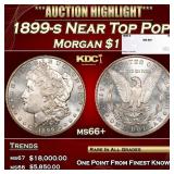 1899-s Morgan Dollar Near Top Pop $1 ms66+ SEGS
