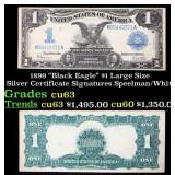 1891 Tillman/Morgan $1 large size Silver Certifica