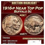 1938-d/d Buffalo Nickel TOP POP! 5c ms68 SEGS