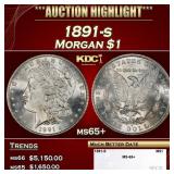 1891-s Morgan Dollar $1 ms65+ SEGS