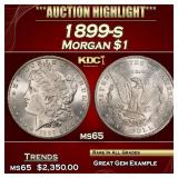 1899-s Morgan Dollar $1 ms65 SEGS