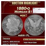 1880-o Morgan Dollar $1 ms64+ PL SEGS