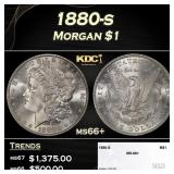 1880-s Morgan Dollar $1 ms66+ SEGS