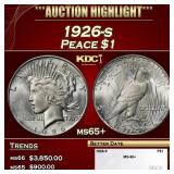 1926-s Peace Dollar $1 ms65+ SEGS