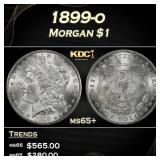 1899-o Morgan Dollar $1 Grades ms65+