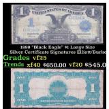 1899 $1 large size Silver Certificate "Black Eagle
