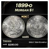 1899-o Morgan Dollar $1 Grades ms65