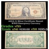 1935A $1 Silver Certificate Hawaii WWII Emergency