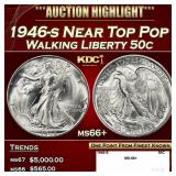 1946-s Walking Liberty Half Dollar Near Top Pop 50