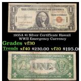 1935A $1 Silver Certificate Hawaii WWII Emergency