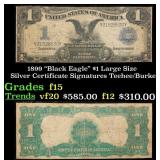 1899 $1 large size Silver Certificate "Black Eagle