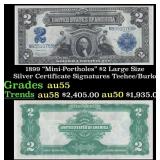 1899 $2 Large Size Silver Certificate "Mini-Portho
