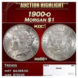 1900-o Morgan Dollar $1 ms66+ SEGS