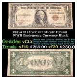 1935A $1 Silver Certificate Hawaii WWII Emergency