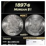 1897-s Morgan Dollar $1 ms65+ SEGS