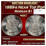 1889-s Morgan Dollar Near Top Pop $1 ms66+ SEGS