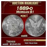 1889-o Morgan Dollar $1 ms65 USCG