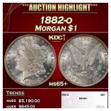 1882-o Morgan Dollar $1 ms65+ SEGS