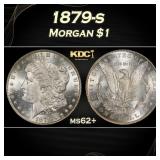 1879-s Morgan Dollar $1 Grades ms62+