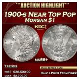 1900-s Morgan Dollar Near Top Pop $1 ms66+ SEGS